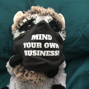 Cheeky Facemask "MIND YOUR OWN BUSINESS"